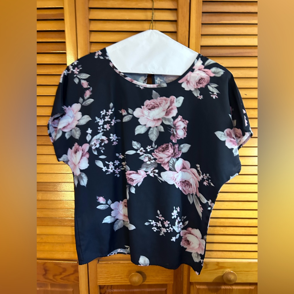 Shein Floral Blouse